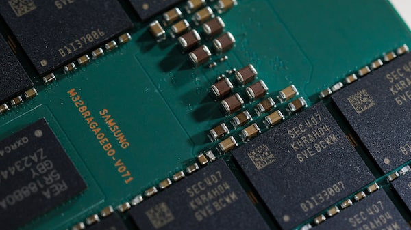 Ganancias récord de Samsung no evitan la caída de sus acciones tras los resultados Ganancias récord de Samsung no evitan la caída de sus acciones tras los resultados