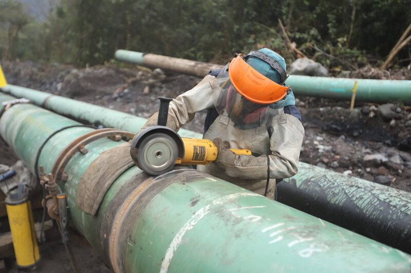 El OCP tiene capacidad para transportar 450.000 barriles diarios. El OCP tiene capacidad para transportar 450.000 barriles diarios.