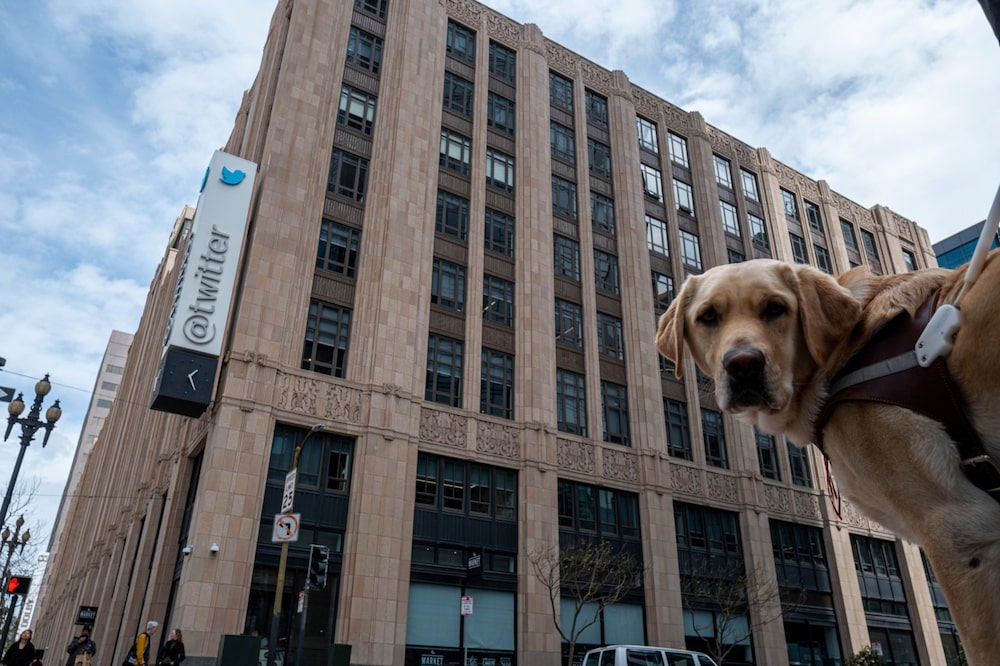 Sede de Twitter en San Francisco, California. Sede de Twitter en San Francisco, California.