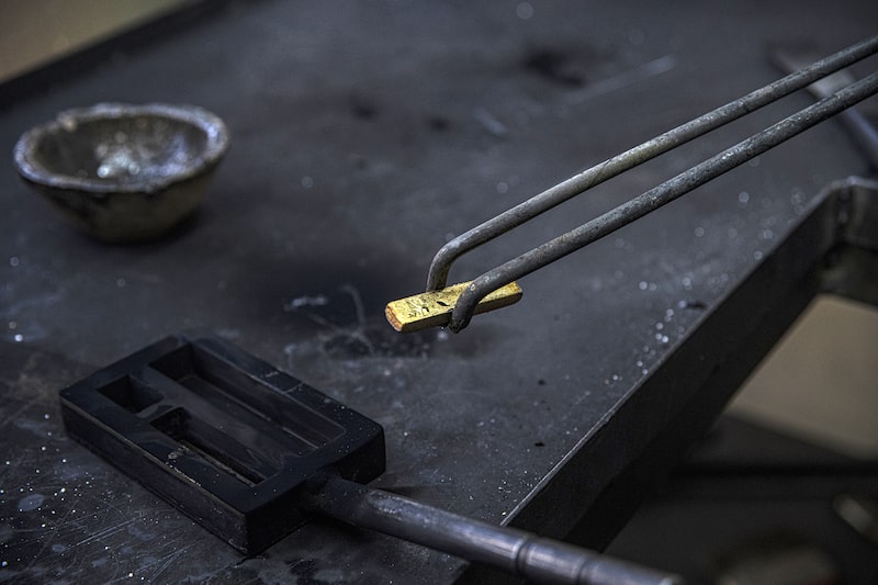 A gold bar at a smelter facility in La Paz, Bolivia. Photographer: Marcelo Perez del Carpio/Bloomberg A gold bar at a smelter facility in La Paz, Bolivia. Photographer: Marcelo Perez del Carpio/Bloomberg