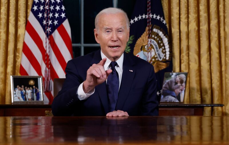 Biden dice que Hamás atacó para frenar la normalización israelo-saudí / Fotógrafo: Jonathan Ernst/Reuters/Bloomberg Biden dice que Hamás atacó para frenar la normalización israelo-saudí / Fotógrafo: Jonathan Ernst/Reuters/Bloomberg