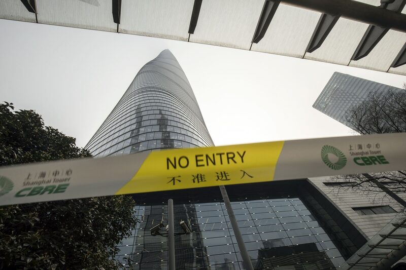 China coloca em lockdown o segundo maior prédio do mundo China coloca em lockdown o segundo maior prédio do mundo