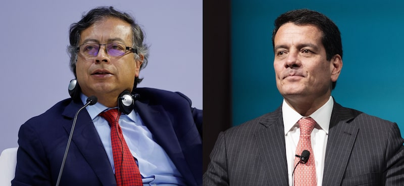 Gustavo Petro y Felipe Bayón Gustavo Petro y Felipe Bayón
