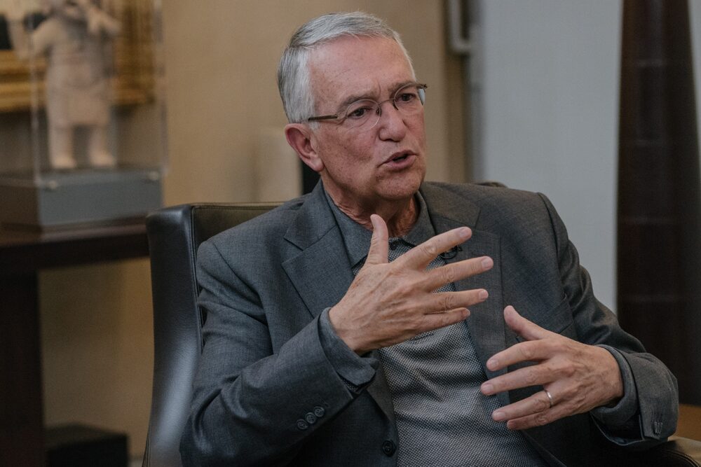 Ricardo Salinas Pliego. Fotógrafo: Luis Antonio Rojas/Bloomberg Ricardo Salinas Pliego. Fotógrafo: Luis Antonio Rojas/Bloomberg