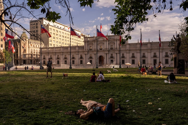 The La Moneda Palace in Santiago, Chile. Photographer: Tamara Merino/Bloomberg The La Moneda Palace in Santiago, Chile. Photographer: Tamara Merino/Bloomberg