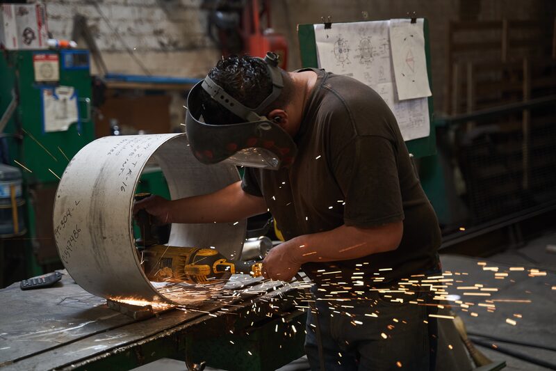 A worker grinds a stainless steel tube at a steel manufacturing facility in Mexico City, Mexico, on Thursday, Feb. 6, 2025. Uncertainty is taking hold among North American businesses that rely on imports, forcing companies to reassess supply chains and operations. Photographer: Mauricio Palos/Bloomberg A worker grinds a stainless steel tube at a steel manufacturing facility in Mexico City, Mexico, on Thursday, Feb. 6, 2025. Uncertainty is taking hold among North American businesses that rely on imports, forcing companies to reassess supply chains and operations. Photographer: Mauricio Palos/Bloomberg