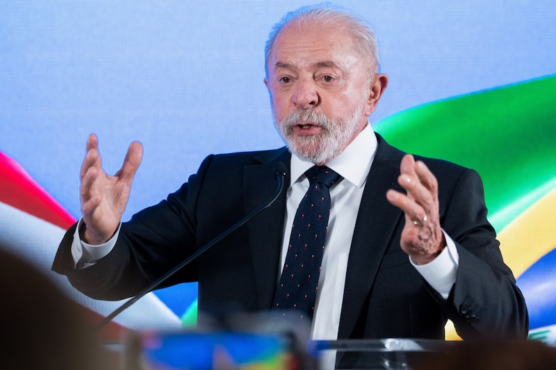 Lula da Silva.
Fotógrafo: Aaron Schwartz/Bloomberg Lula da Silva.
Fotógrafo: Aaron Schwartz/Bloomberg