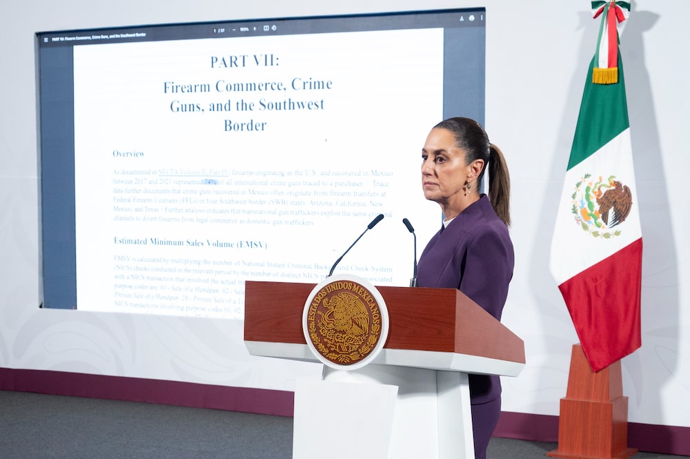 Claudia Sheinbaum, presidenta de México, durante conferencia matutina del 4 de marzo de 2025. Claudia Sheinbaum, presidenta de México, durante conferencia matutina del 4 de marzo de 2025.