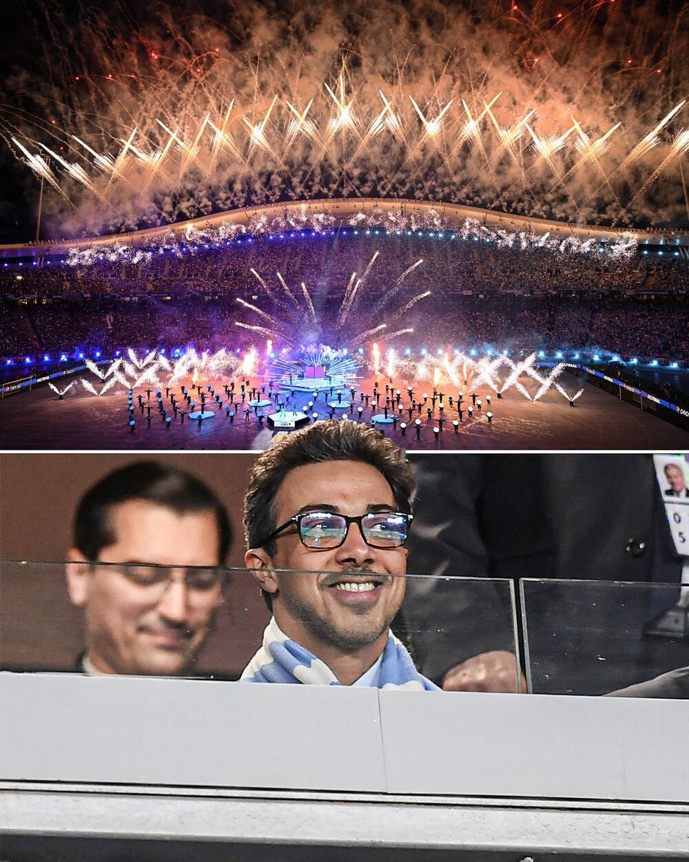 El jeque Mansour hizo una rara aparición pública en la final del sábado. El jeque Mansour hizo una rara aparición pública en la final del sábado.