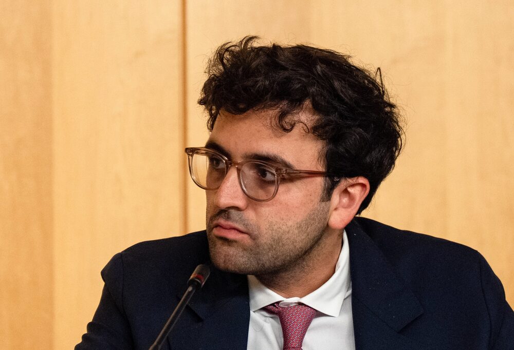 Tarek Mansour, cofundador de Kalshi, durante una mesa redonda conjunta de la SEC y la CFTC. Tarek Mansour, cofundador de Kalshi, durante una mesa redonda conjunta de la SEC y la CFTC.