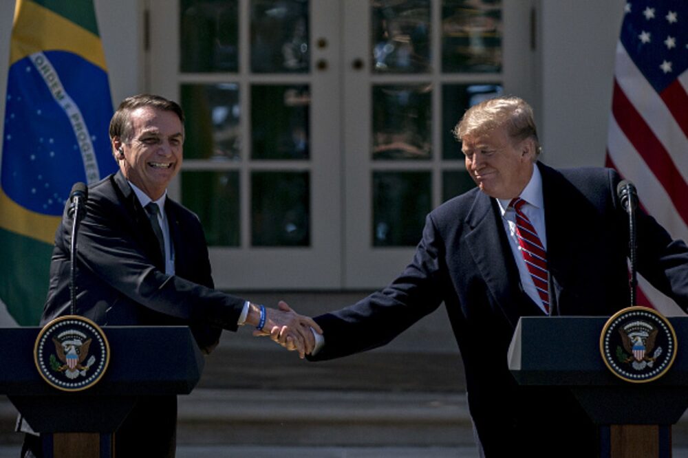 Jair Bolsonaro y Trump en la Casa Blanca en 2019. Foto: Bloomberg Jair Bolsonaro y Trump en la Casa Blanca en 2019. Foto: Bloomberg