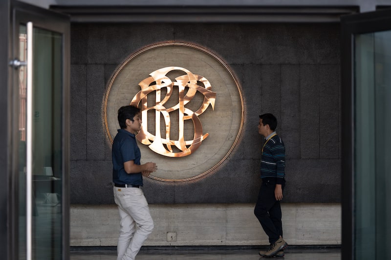 Trabajadores del Banco Central de Reserva de Perú en Lima, Perú, el jueves 11 de mayo de 2023. Trabajadores del Banco Central de Reserva de Perú en Lima, Perú, el jueves 11 de mayo de 2023.