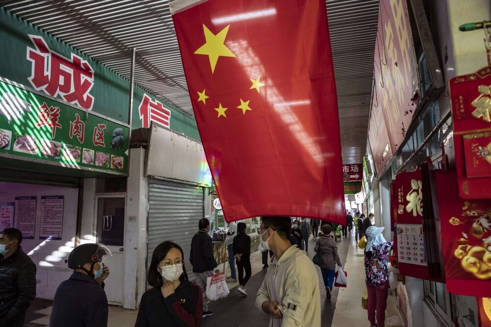 Un mercado en China. Foto: Bloomberg Un mercado en China. Foto: Bloomberg