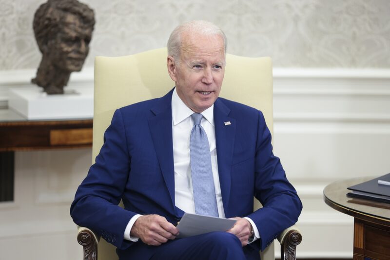 Biden antes de su reunión con Jerome Powell Biden antes de su reunión con Jerome Powell