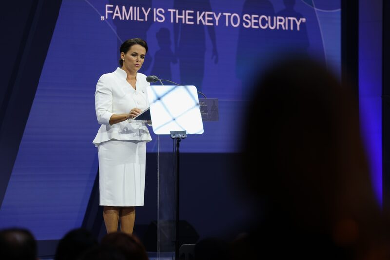 Katalin Novak in Sept. 2023. Katalin Novak in Sept. 2023.