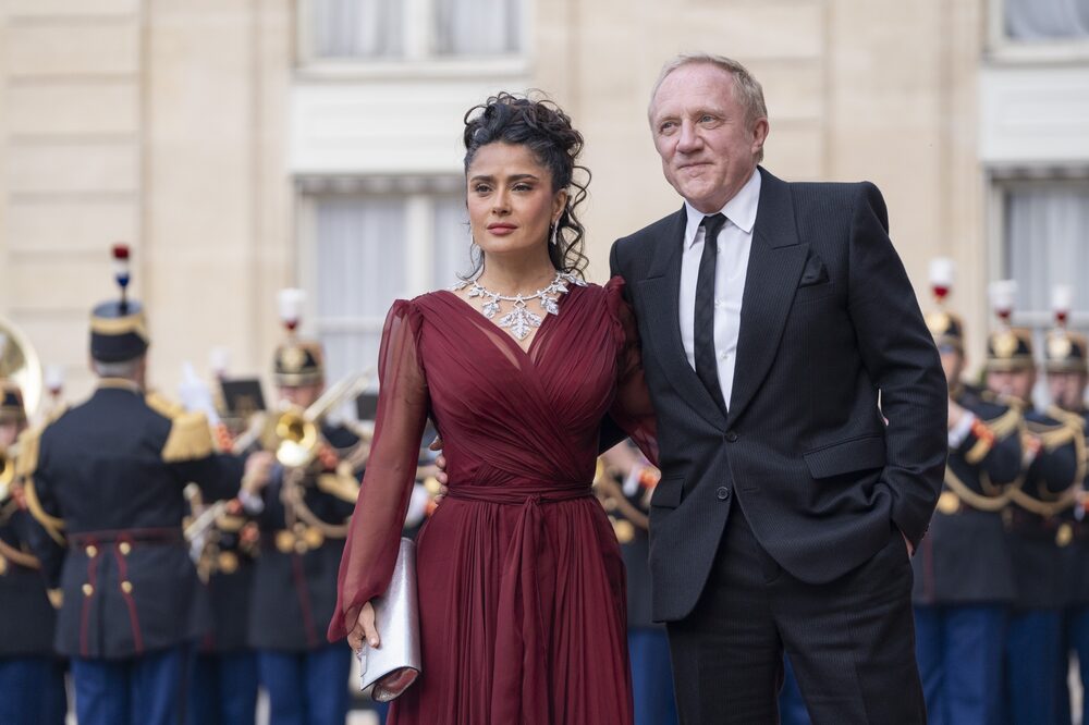 La actriz Salma Hayek, a la izquierda, y su marido François-Henri Pinault, CEO de Kering SA. La actriz Salma Hayek, a la izquierda, y su marido François-Henri Pinault, CEO de Kering SA.