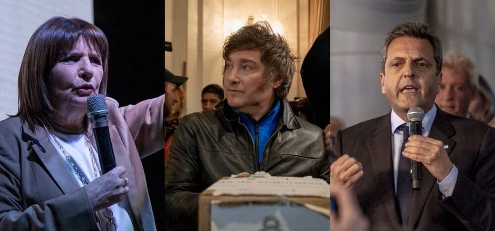 Patricia Bullrich quedó muy por detrás de Javier Milei y Sergio Massa Patricia Bullrich quedó muy por detrás de Javier Milei y Sergio Massa