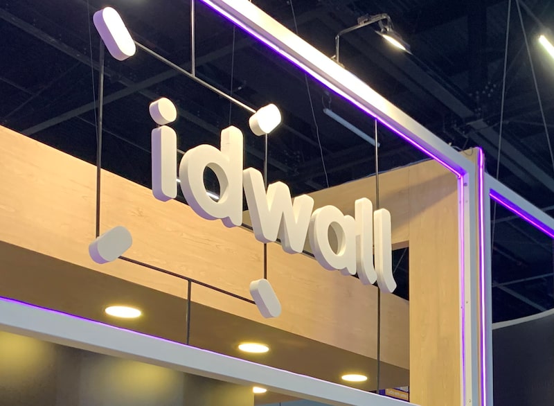 Estande da idWall na Futurecom 2023, em São Paulo, principal feira de telecomunicações do Brasil. Estande da idWall na Futurecom 2023, em São Paulo, principal feira de telecomunicações do Brasil.