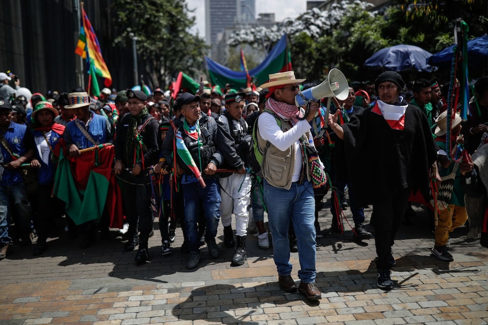 President Petro Delivers Speech As Demonstrators March In Support of Reforms President Petro Delivers Speech As Demonstrators March In Support of Reforms