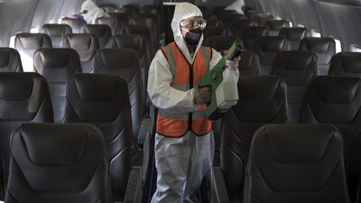 Aéreas querem assentos com revestimento antiviral para minimizar tempo Aéreas querem assentos com revestimento antiviral para minimizar tempo