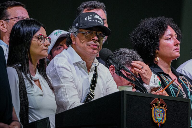 President Petro Speaks At Event In Medellin President Petro Speaks At Event In Medellin