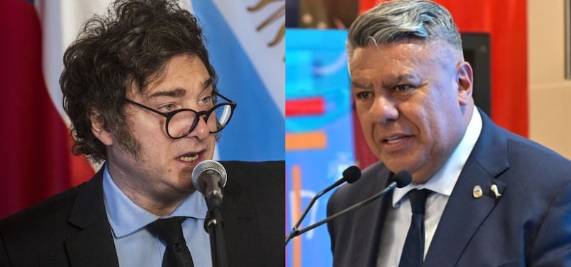 Javier Milei, presidente argentino, y a la Javier Milei, presidente argentino, y a la