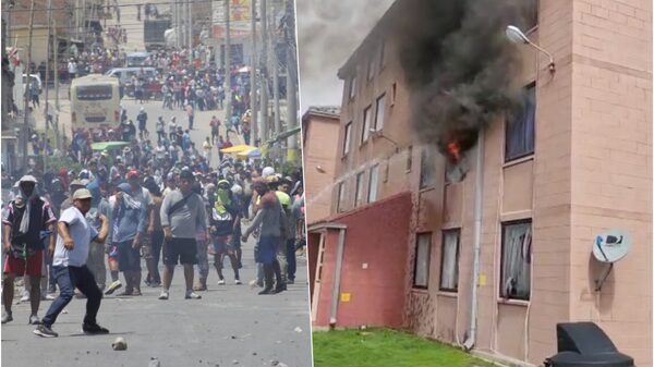 Mina Antapaccay de Glencore es atacada durante protestas sociales en Perú Mina Antapaccay de Glencore es atacada durante protestas sociales en Perú