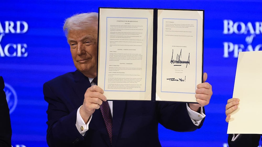 Trump lanza su Consejo de Paz a pesar de la discordia de los aliados. Trump lanza su Consejo de Paz a pesar de la discordia de los aliados.