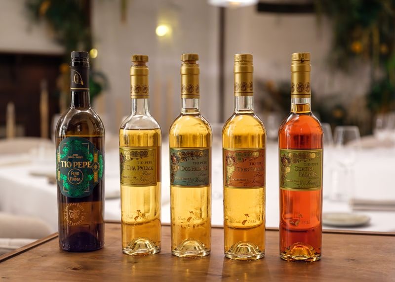 Garrafas de jerez da González Byass Garrafas de jerez da González Byass