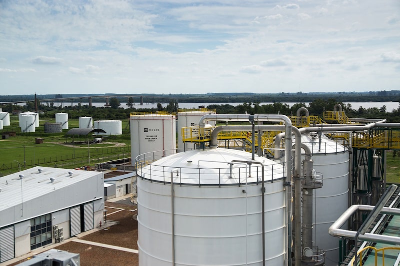 La planta de Alur, una subsidiaria de ANCAP, en Paysandú. Fotografía: Alur. La planta de Alur, una subsidiaria de ANCAP, en Paysandú. Fotografía: Alur.