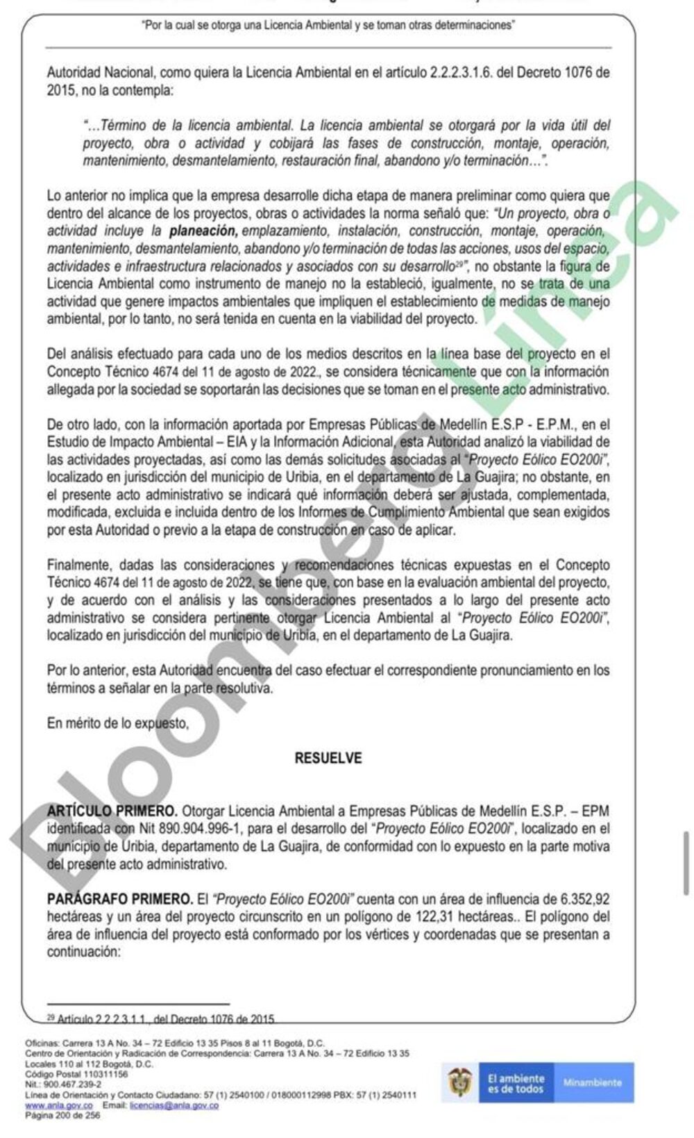 Resolución Resolución