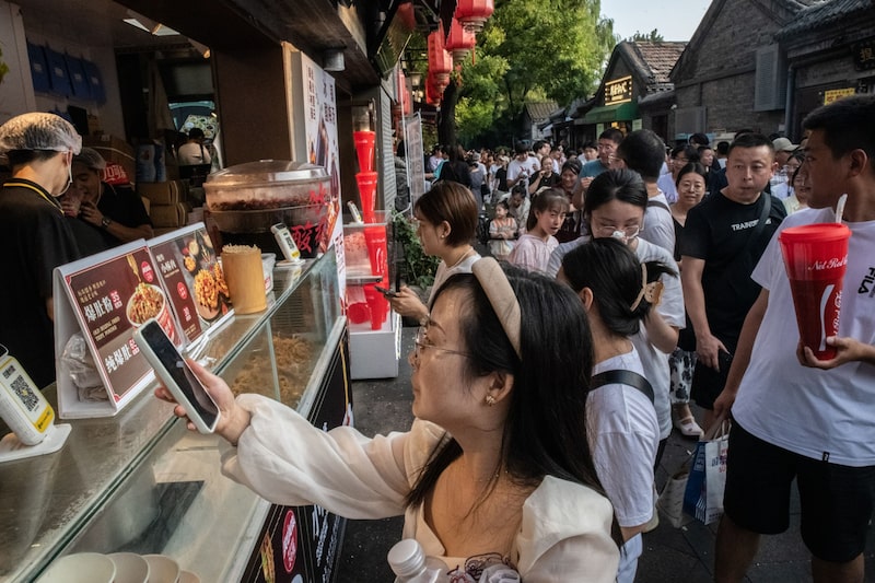 Tourists in Beijing as China's Domestic Tourism to Hit 90% of Pre-Covid Levels in 2023 Tourists in Beijing as China's Domestic Tourism to Hit 90% of Pre-Covid Levels in 2023