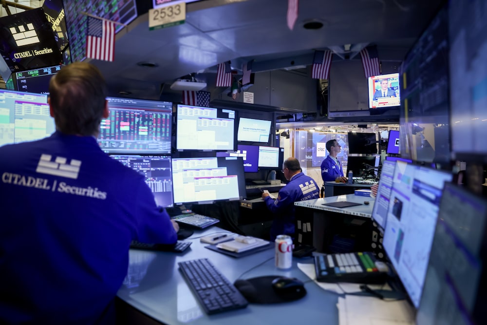 Traders work on the floor of the New York Stock Exchange (NYSE) in New York, US, on Monday, Oct. 26, 2026. Anthropic PBC filed for an IPO, warning its technology carried existential risks even as it moved a step closer to being the first company focused primarily on developing the most advanced artificial intelligence models to go public. Photographer: Michael Nagle/Bloomberg Traders work on the floor of the New York Stock Exchange (NYSE) in New York, US, on Monday, Oct. 26, 2026. Anthropic PBC filed for an IPO, warning its technology carried existential risks even as it moved a step closer to being the first company focused primarily on developing the most advanced artificial intelligence models to go public. Photographer: Michael Nagle/Bloomberg