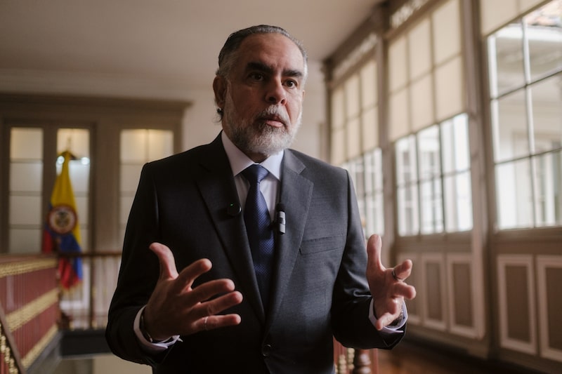 En la imagen, el ministro del interior Armando Benedetti, Fotógrafo: Santiago Mesa/Bloomberg En la imagen, el ministro del interior Armando Benedetti, Fotógrafo: Santiago Mesa/Bloomberg