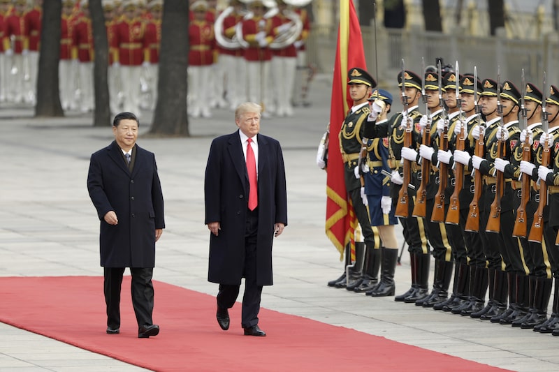 U.S. President Donald Trump's Second Day In Beijing U.S. President Donald Trump's Second Day In Beijing