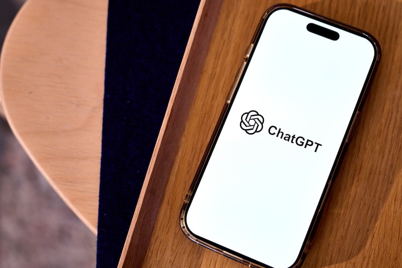 Un teléfono inteligente muestra la aplicación de ChatGPT. Fotógrafa: Gabby Jones/Bloomberg.
Un teléfono inteligente muestra la aplicación de ChatGPT. Fotógrafa: Gabby Jones/Bloomberg.