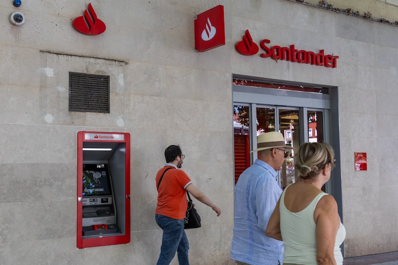 Las acciones de Banco Santander se han disparado un 170% desde principios de 2025. Fotógrafa: Claudia Paparelli/Bloomberg Las acciones de Banco Santander se han disparado un 170% desde principios de 2025. Fotógrafa: Claudia Paparelli/Bloomberg