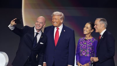 Como o sorteio da Copa serviu para o encontro inédito de Trump, Sheinbaum e Carney Como o sorteio da Copa serviu para o encontro inédito de Trump, Sheinbaum e Carney