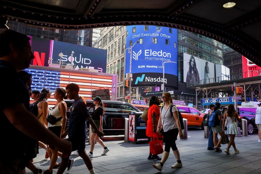 Nasdaq MarketSite en Nueva York, EE.UU., el miércoles 9 de julio de 2025. Nasdaq MarketSite en Nueva York, EE.UU., el miércoles 9 de julio de 2025.