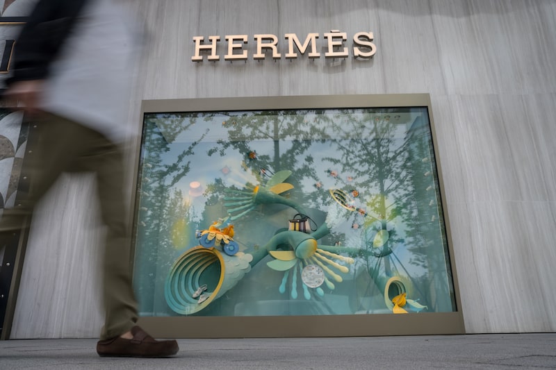An Hermes store in Beijing. An Hermes store in Beijing.