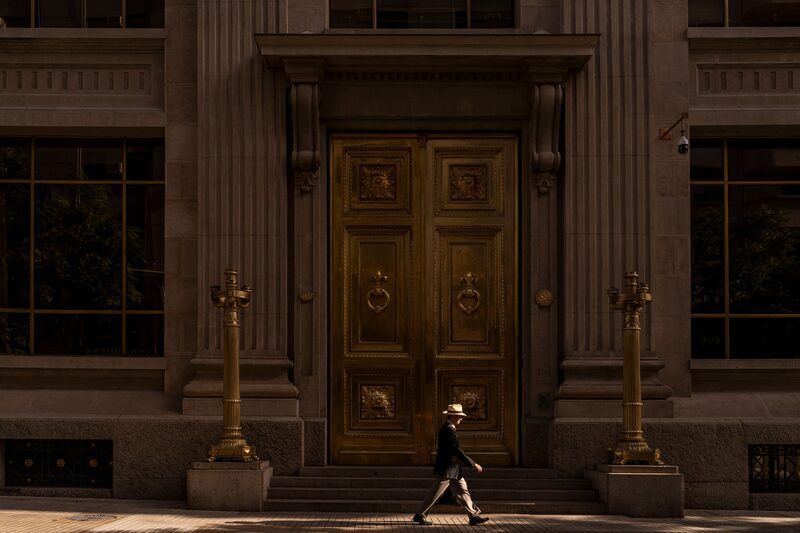 Sede del Banco Central de Chile en Santiago de Chile. Fotógrafa: Tamara Merino/Bloomberg Sede del Banco Central de Chile en Santiago de Chile. Fotógrafa: Tamara Merino/Bloomberg