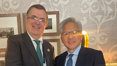 Marcelo Ebrard se reúne con Jensen Huang, CEO de Nvidia, ¿de qué hablaron? Marcelo Ebrard se reúne con Jensen Huang, CEO de Nvidia, ¿de qué hablaron?