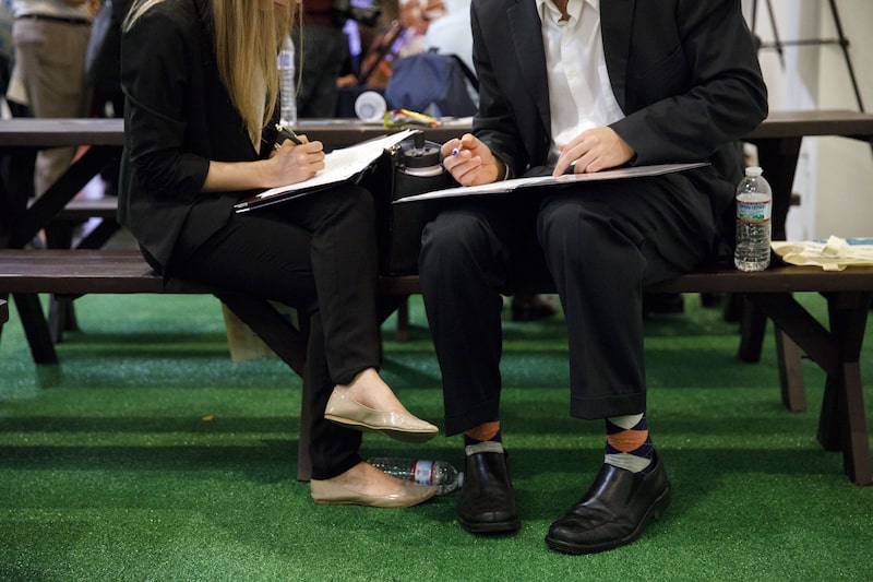 Inside A TechFair LA Career Fair Ahead Of Initial Jobless Claims Inside A TechFair LA Career Fair Ahead Of Initial Jobless Claims
