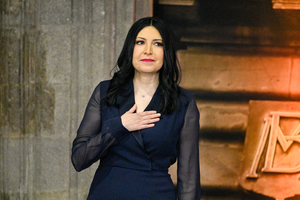 Victoria Rodríguez Ceja, gobernadora de Banxico, durante el evento conmemorativo de los 100 años de la fundación de Banxico, en Ciudad de México el 25 de agosto de 2025. Victoria Rodríguez Ceja, gobernadora de Banxico, durante el evento conmemorativo de los 100 años de la fundación de Banxico, en Ciudad de México el 25 de agosto de 2025.