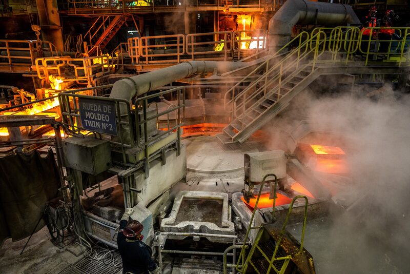 The Codelco El Teniente Mine And Processing Facility As Copper Wavers The Codelco El Teniente Mine And Processing Facility As Copper Wavers