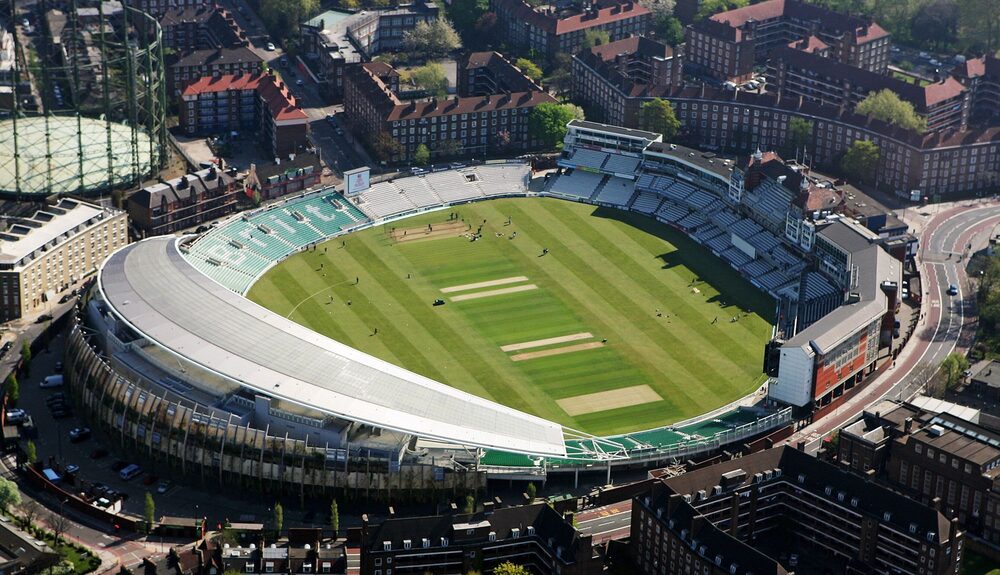 The Oval Cricket Ground el 20 de abril de 2007 en Kennington, Londres, Inglaterra. The Oval Cricket Ground el 20 de abril de 2007 en Kennington, Londres, Inglaterra.