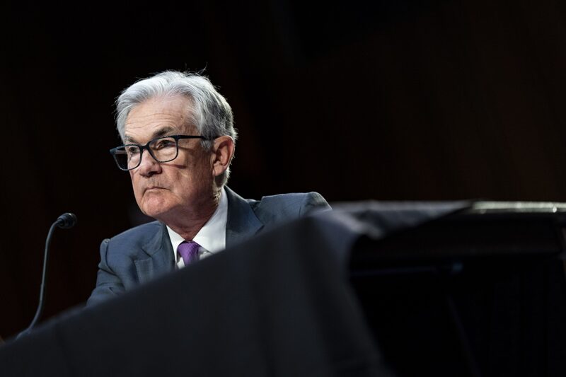Jerome Powell, chairman of the US Federal Reserve, during a Senate Banking, Housing, and Urban Affairs Committee hearing in Washington, DC, US, on Tuesday, March 7, 2023. Powell is expected to echo fellow central bankers in suggesting interest rates will go higher than policymakers anticipated just weeks ago if economic data continue to come in hot. Jerome Powell, chairman of the US Federal Reserve, during a Senate Banking, Housing, and Urban Affairs Committee hearing in Washington, DC, US, on Tuesday, March 7, 2023. Powell is expected to echo fellow central bankers in suggesting interest rates will go higher than policymakers anticipated just weeks ago if economic data continue to come in hot.