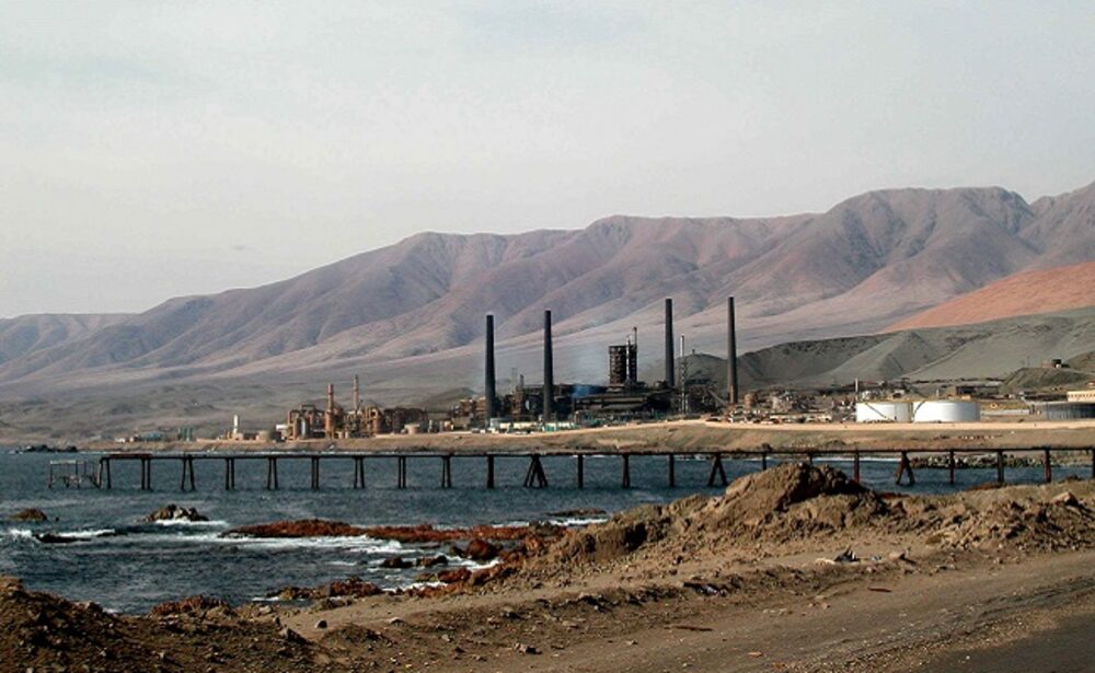 Así luce la fundición de Southern Perú ubicada al sur del Perú, en la provincia de Ilo (Moquegua). Así luce la fundición de Southern Perú ubicada al sur del Perú, en la provincia de Ilo (Moquegua).