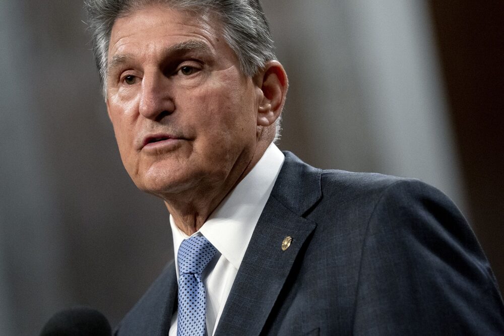 El senador demócrata Joe Manchin El senador demócrata Joe Manchin