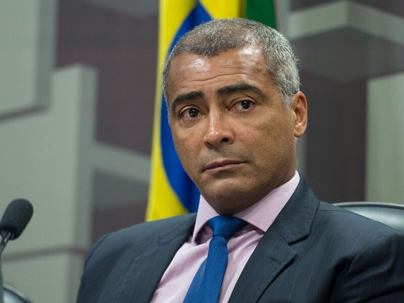 O senador Romário O senador Romário